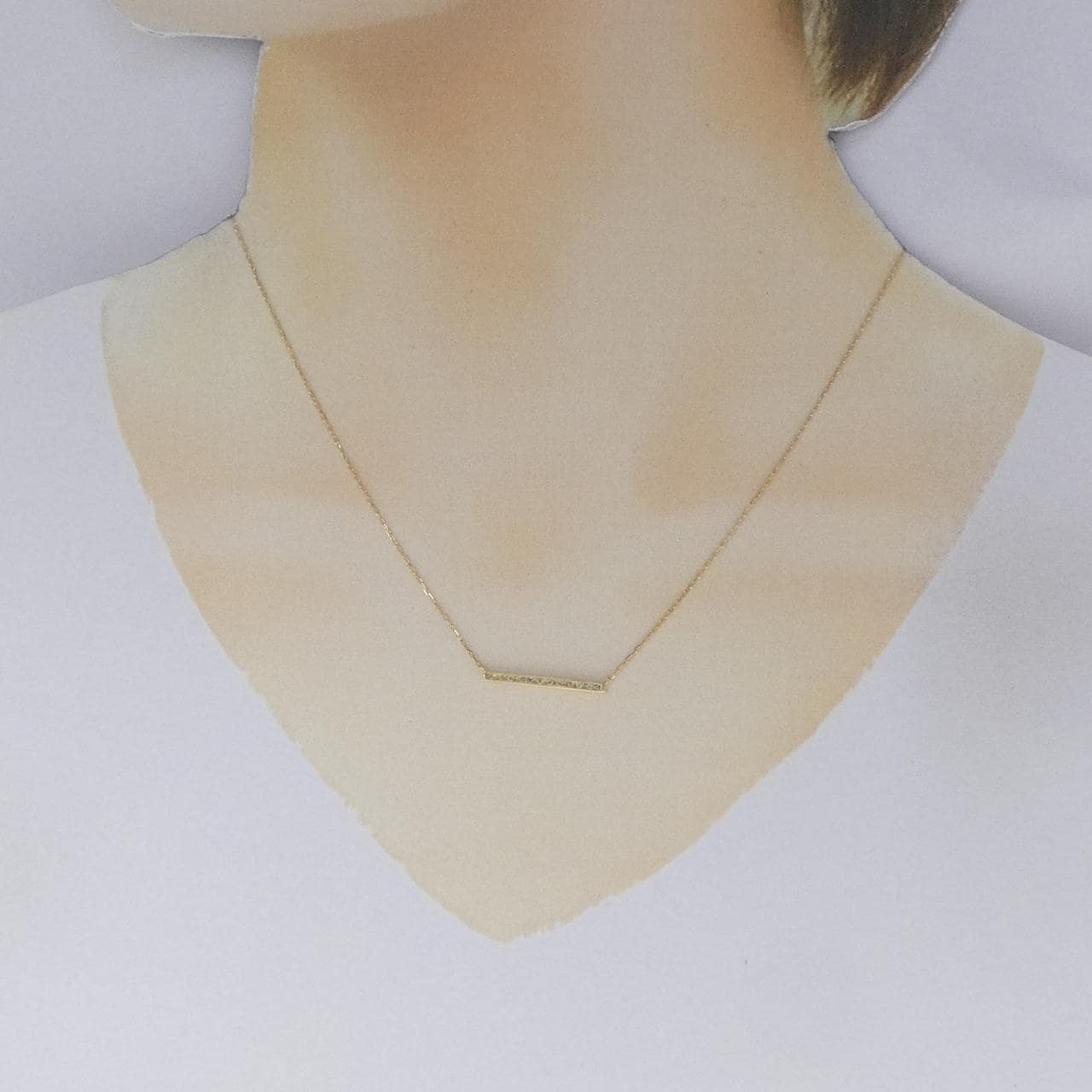 K18YG ダイヤモンド ネックレス 0.20CT