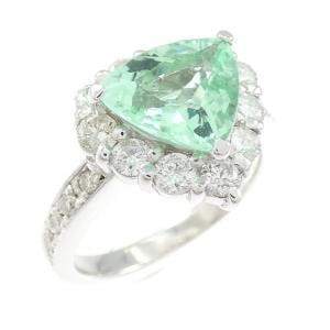 K18WG パライバトルマリン リング 2.05CT