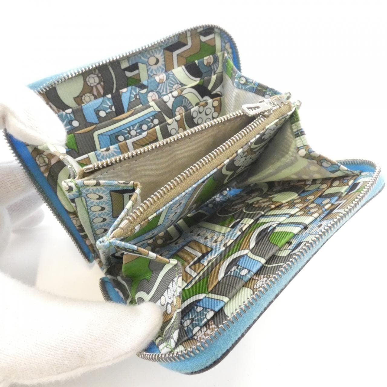 エルメス HERMES ELECTRIQUE シルク イン コンパクト 080209CK 財布