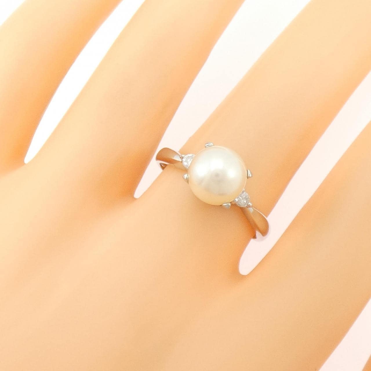 PT900 アコヤパール リング 8mm