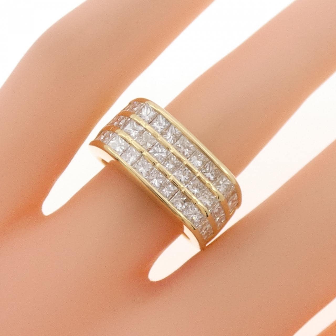 K18YG ダイヤモンド リング 2.00CT