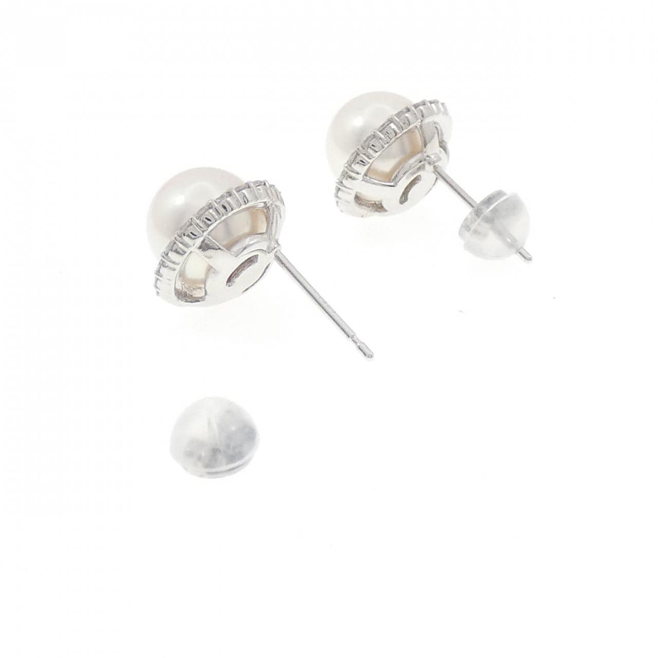 PT950/PT900 アコヤパール ピアス 7.9mm