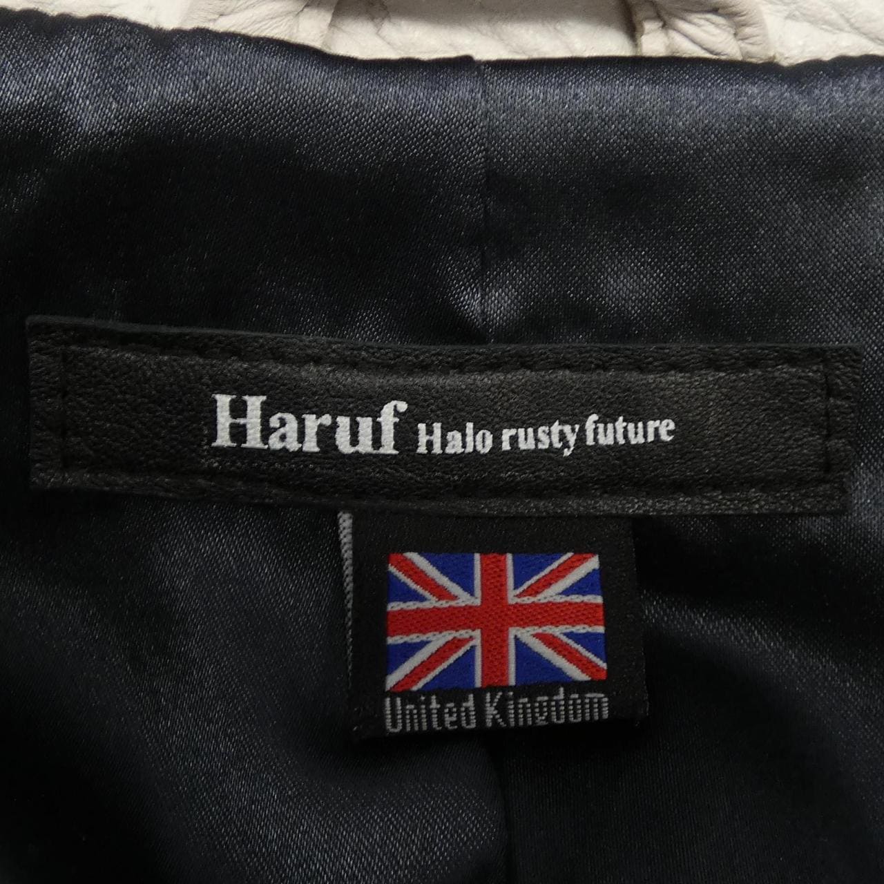 HARUF レザーライダースジャケット