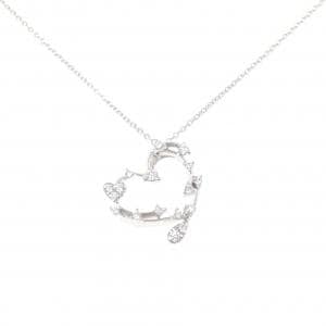 ポンテヴェキオ ハート ダイヤモンド ネックレス 0.12CT
