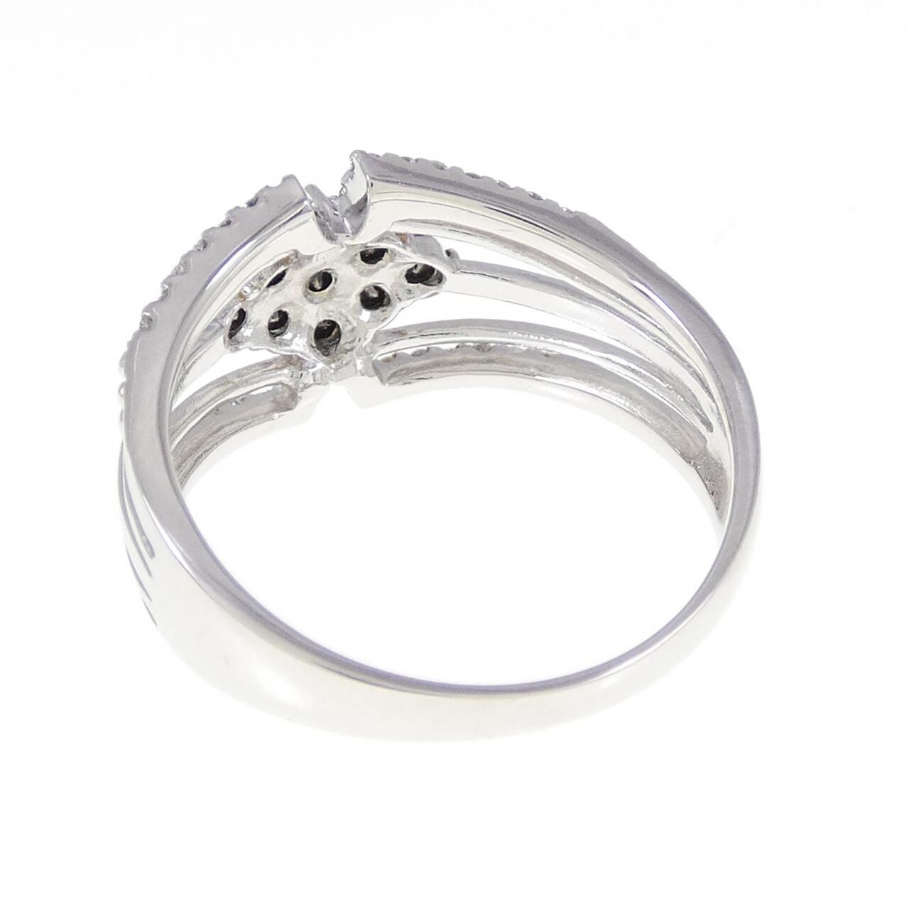 K18WG ダイヤモンド リング 0.40CT