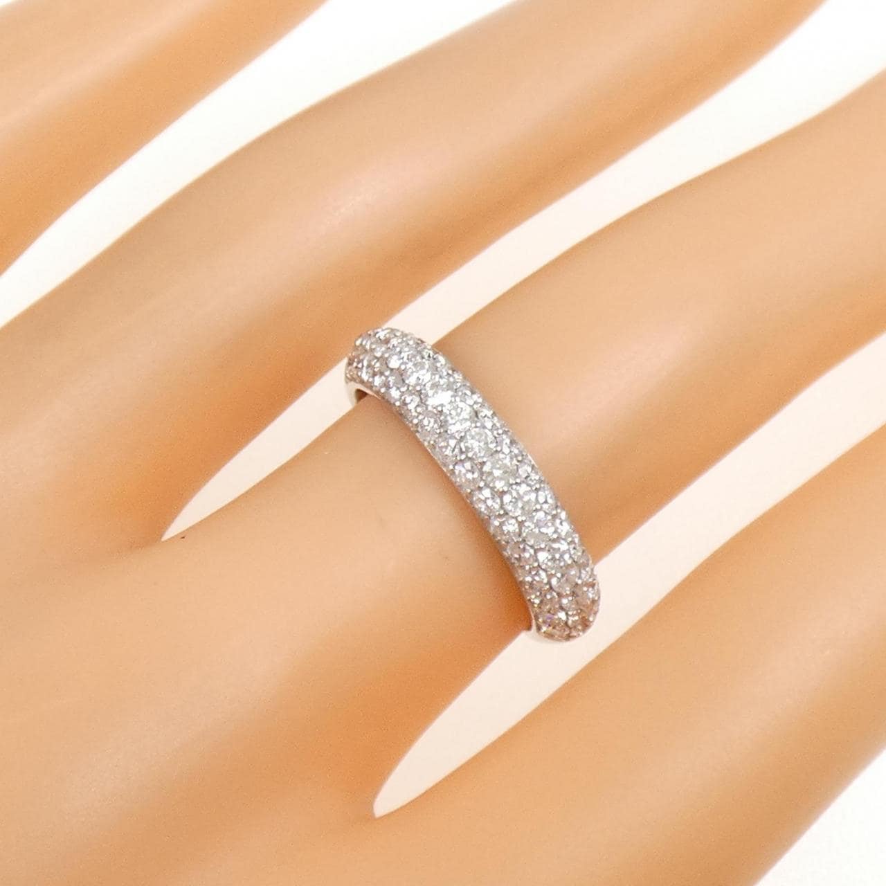 PT900 パヴェ ダイヤモンド リング 1.00CT