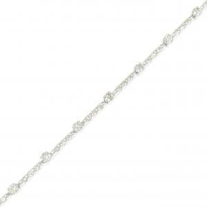K18WG ダイヤモンド ブレスレット 1.06CT