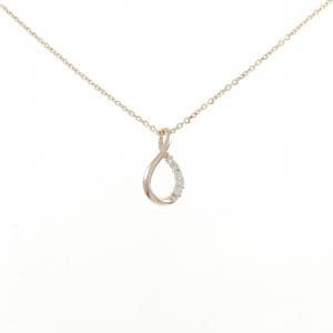 K10PG ダイヤモンド ネックレス 0.03CT