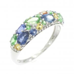 K18WG サファイヤ リング 1.30CT