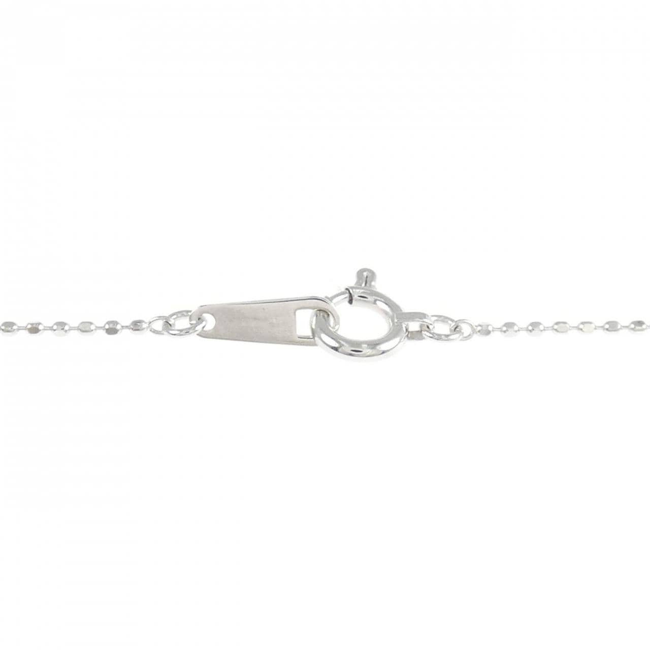 K18WG クロス アメジスト ネックレス