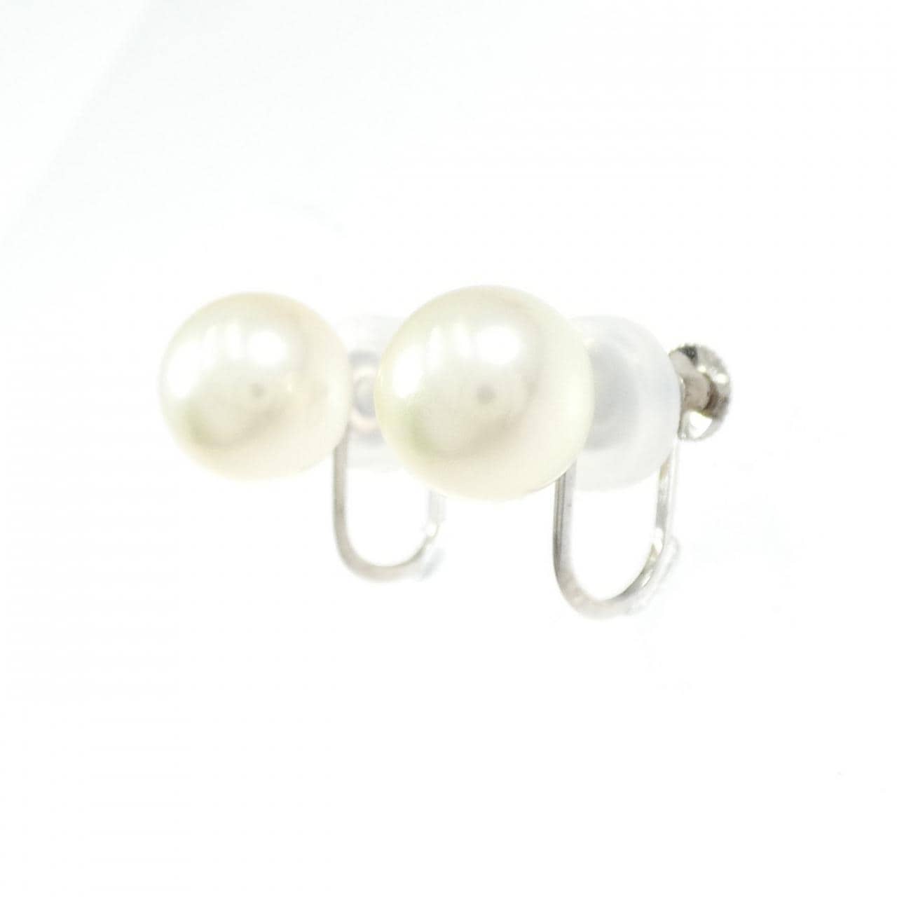 K14WG Akoya pearl earrings 8.6mm