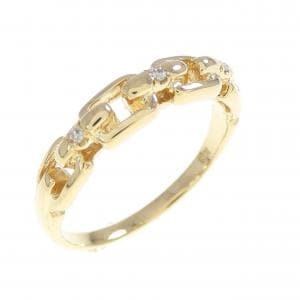 K18YG ダイヤモンド リング 0.03CT