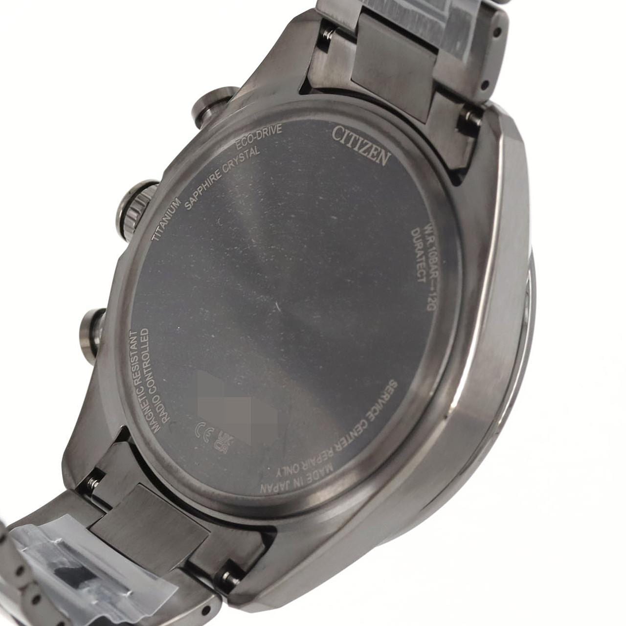 【新品】シチズン アテッサ 電波時計 H800-00D9D01/AT8294-59E TI ソーラークォーツ