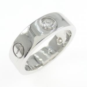 カルティエ ラブ ハーフダイヤ リング