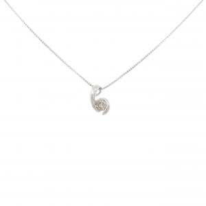 K18WG ダイヤモンド ネックレス 0.10CT