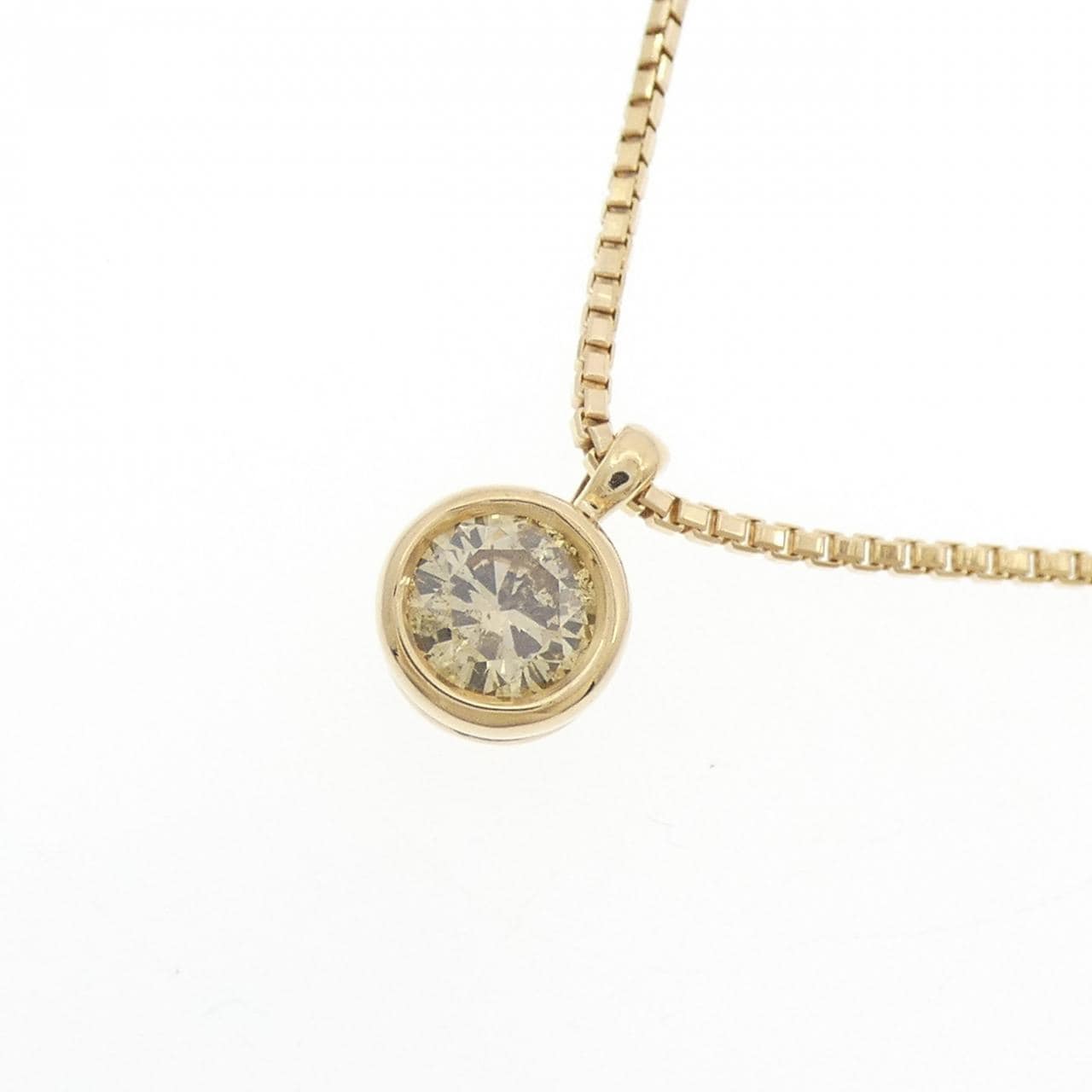 K18YG ダイヤモンド ネックレス 0.31CT