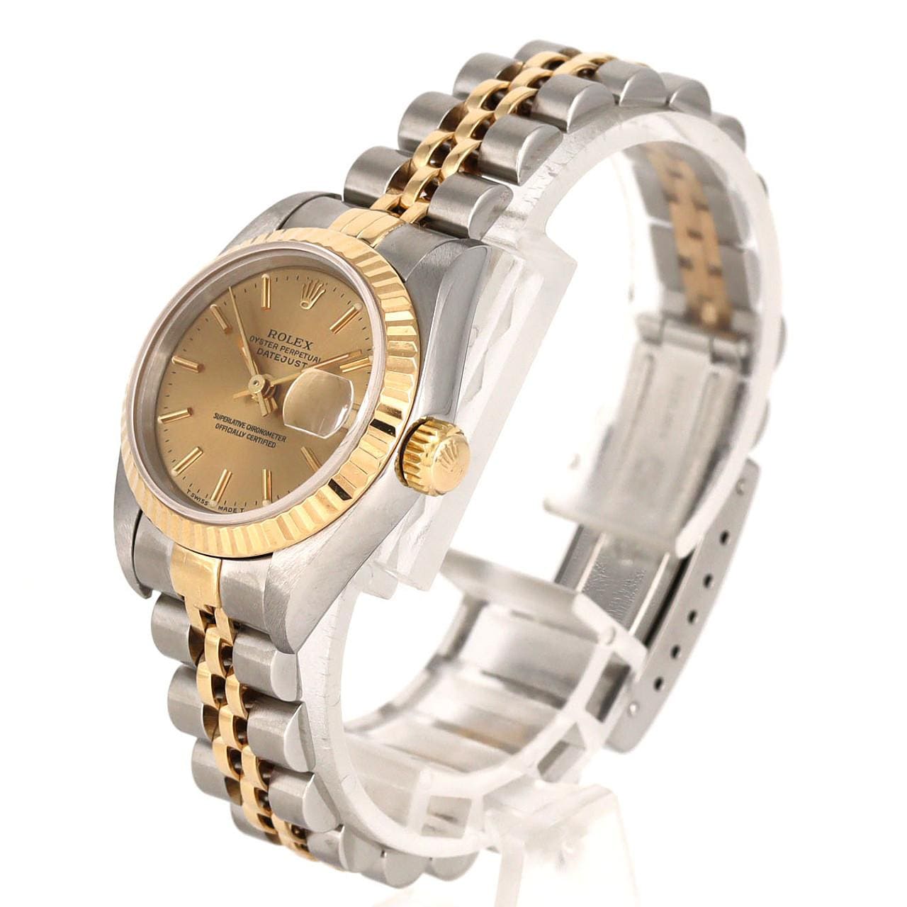 ロレックス デイトジャスト 69173 SSxYG 自動巻 W番