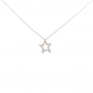 K10PG スター ダイヤモンド ネックレス 0.05CT