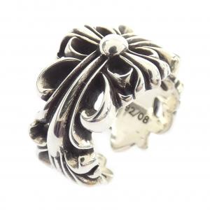クロムハーツ CHROME HEARTS DBL FLORAL CROSS OPEN ダブルフローラルクロス 207081100SLVXXX001 RING