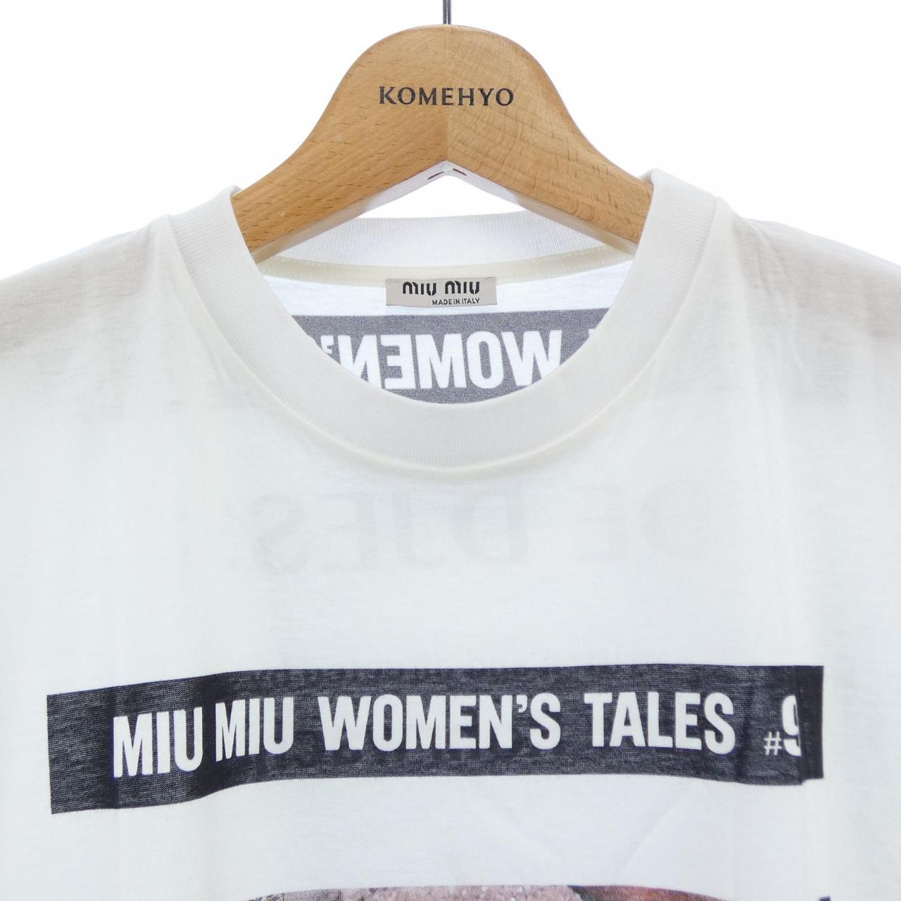 ミュウミュウ MIU MIU MJN051 1QD2 Tシャツ