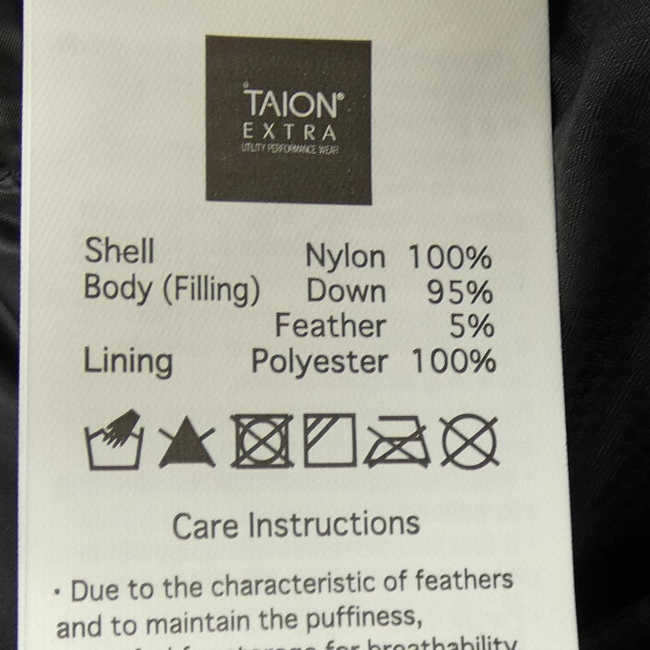 TAION ダウンジャケット