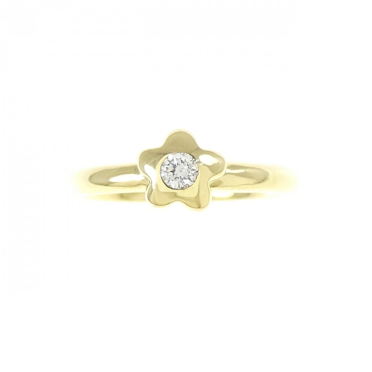 K18YG ダイヤモンド リング 0.05CT