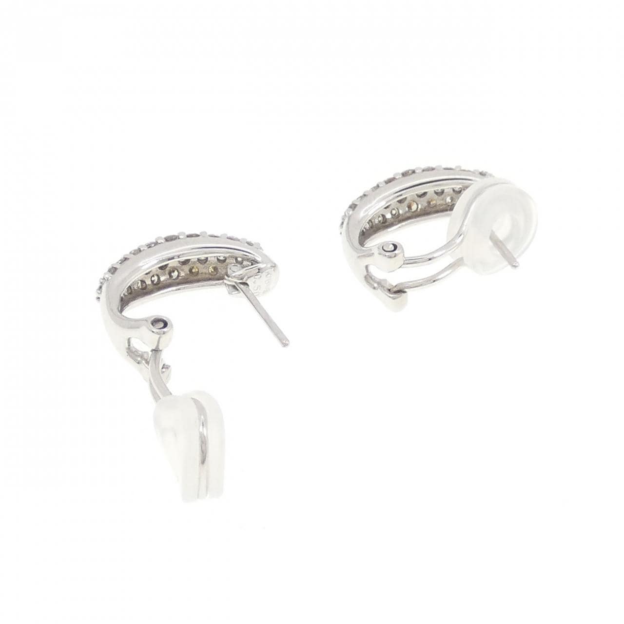 K18WG ダイヤモンド ピアス/イヤリング 1.00CT