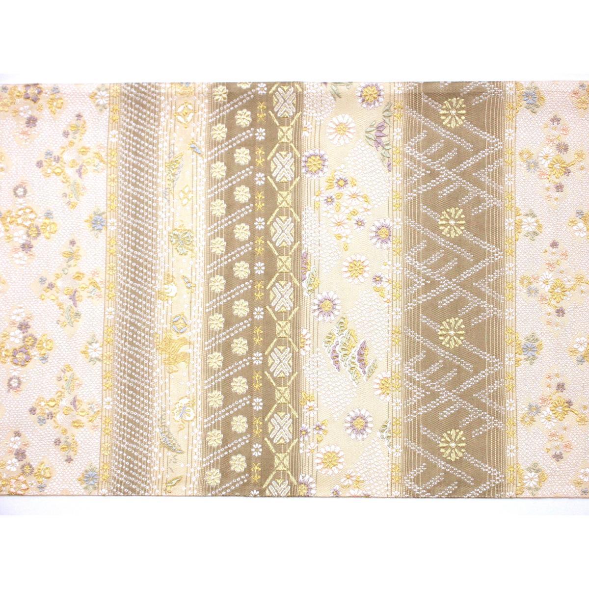 【未使用品】袋帯【橋本テル】紹巴織　芯なし仕立