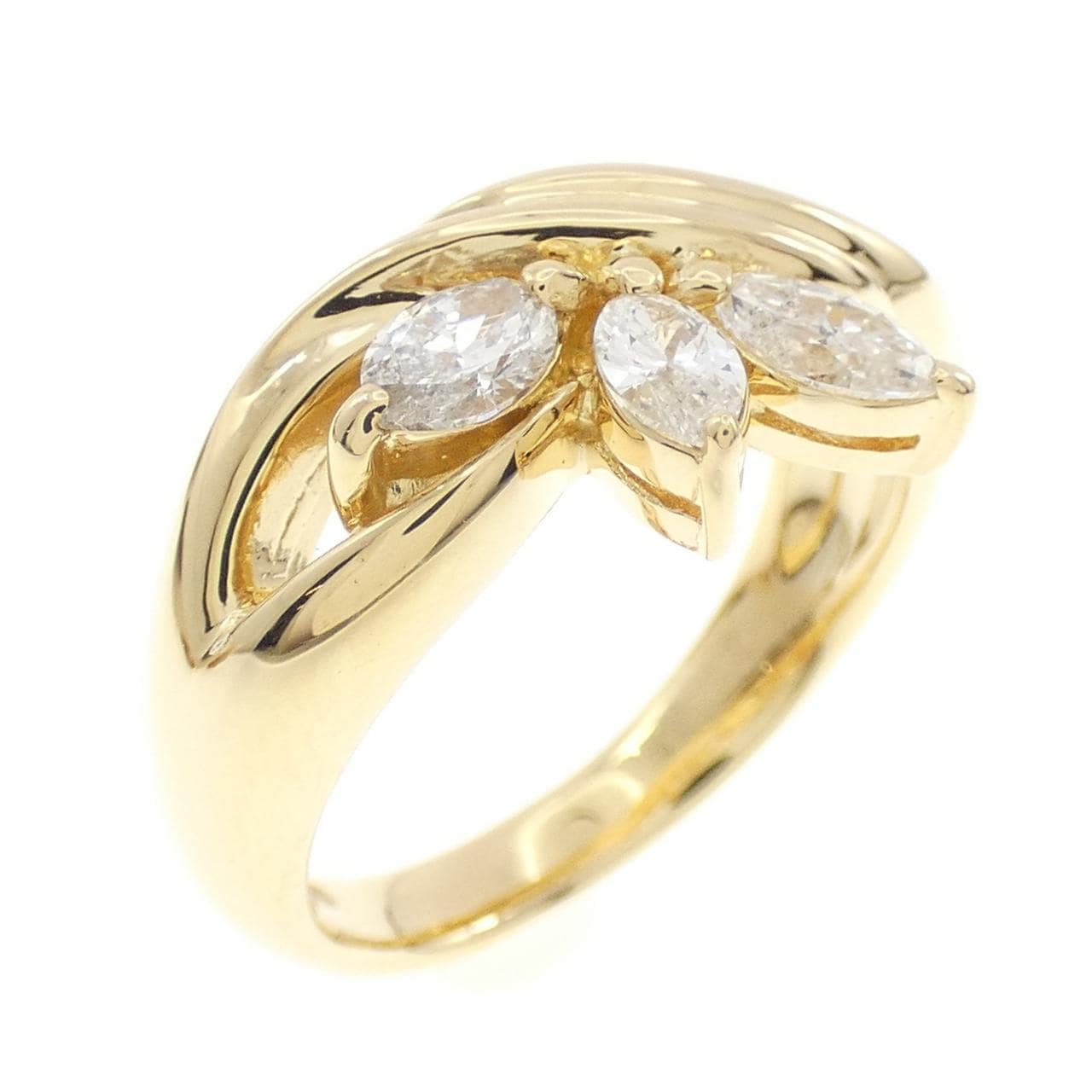 K18YG ダイヤモンド リング 0.50CT
