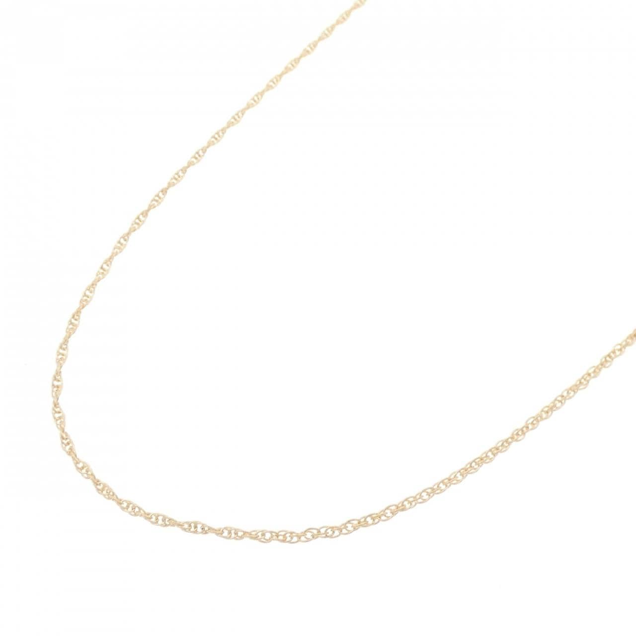 K18YG chain necklace