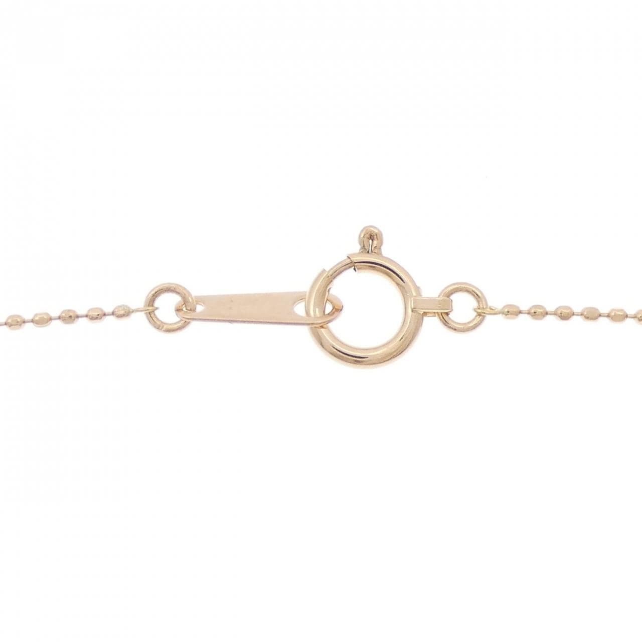 K14PG/K18PG フラワー ルビー ネックレス