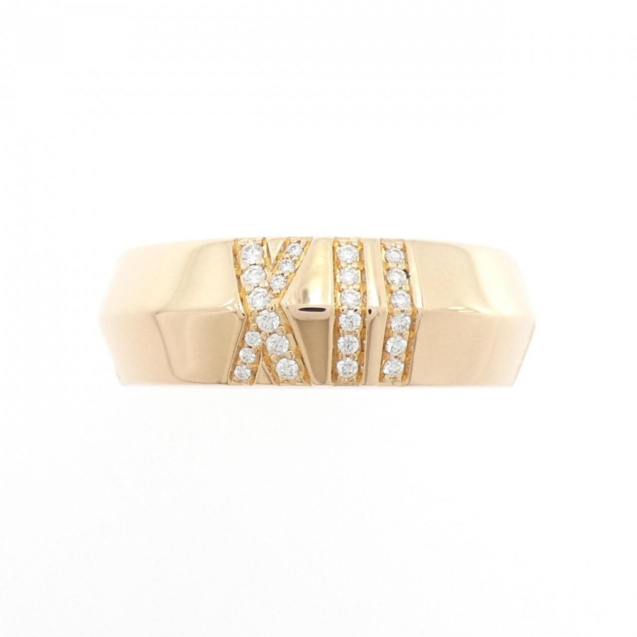 ティファニー アトラス X クローズド ワイド リング 0.20CT