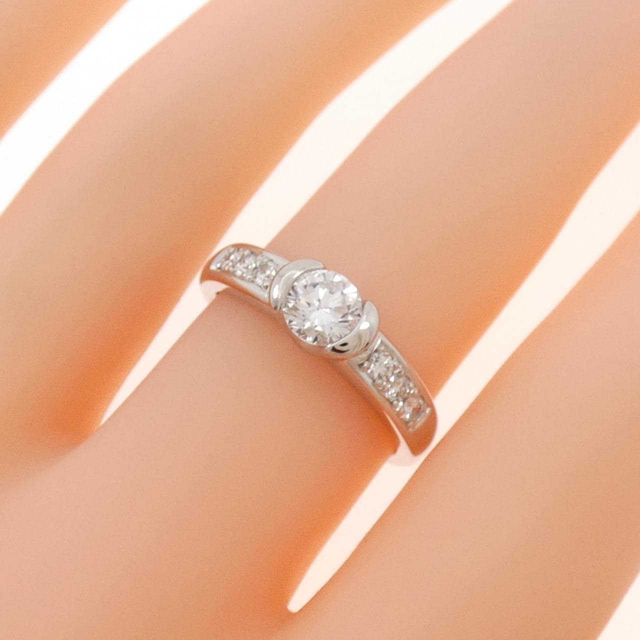 PT900 ダイヤモンド リング 0.51CT