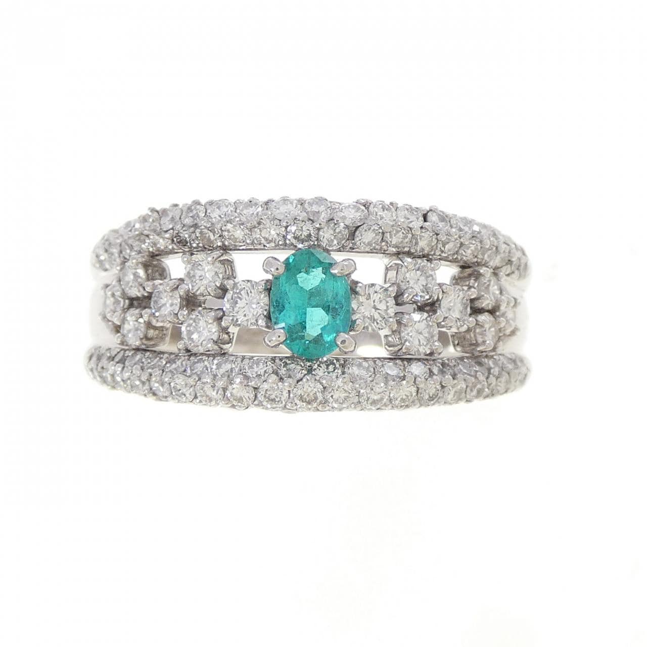 PT900 パライバトルマリン リング 0.26CT