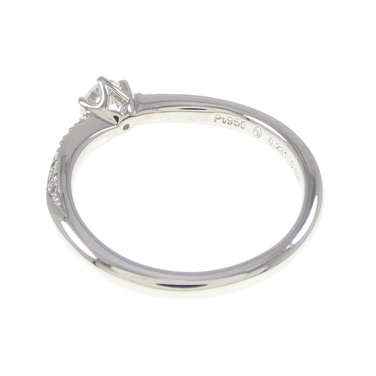 PT950 ダイヤモンド リング 0.231CT E VVS2 EXT