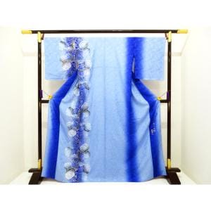 【新品】単衣　訪問着　和田光正　銀彩加工