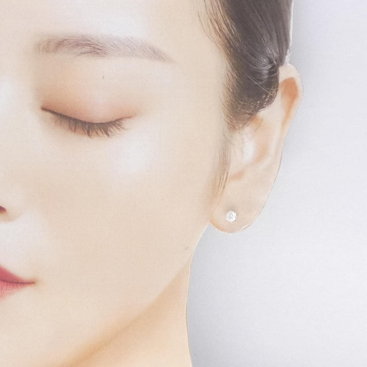 【リメイク】K18YG/ST ダイヤモンド ピアス 0.272CT 0.278CT E-F VS2 EXT