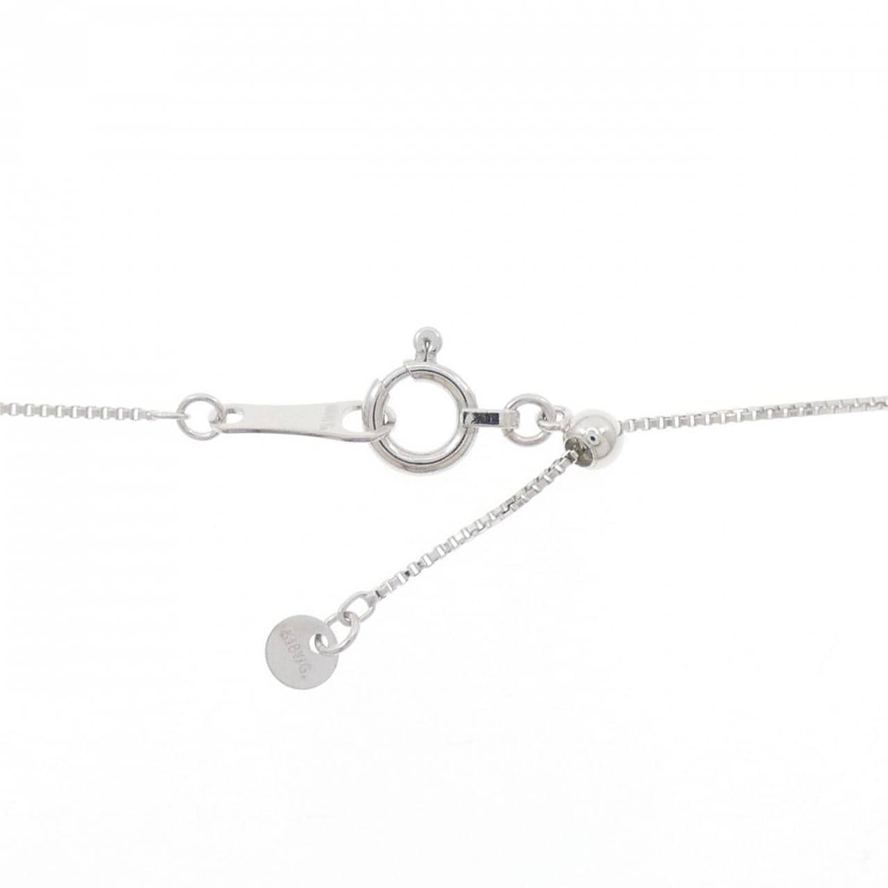 K18WG アレキサンドライト ネックレス 0.20CT