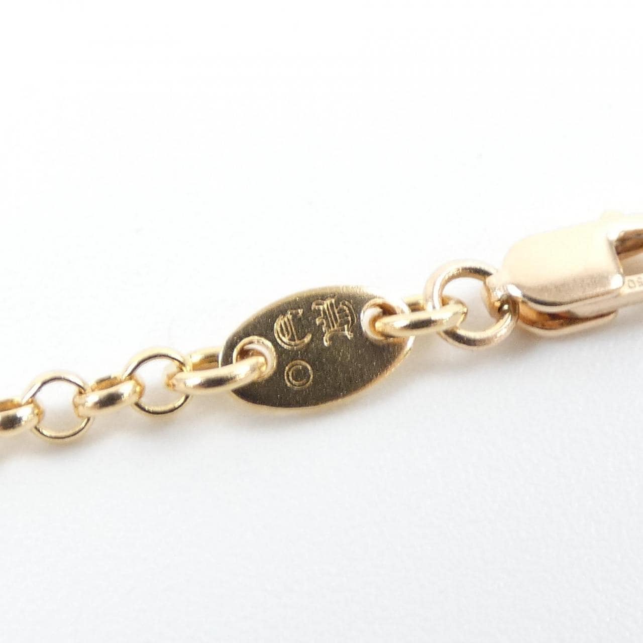クロムハーツ CHROME HEARTS ROLL CHAIN I20 GLD 205014937GLDI20001 NECKLACE