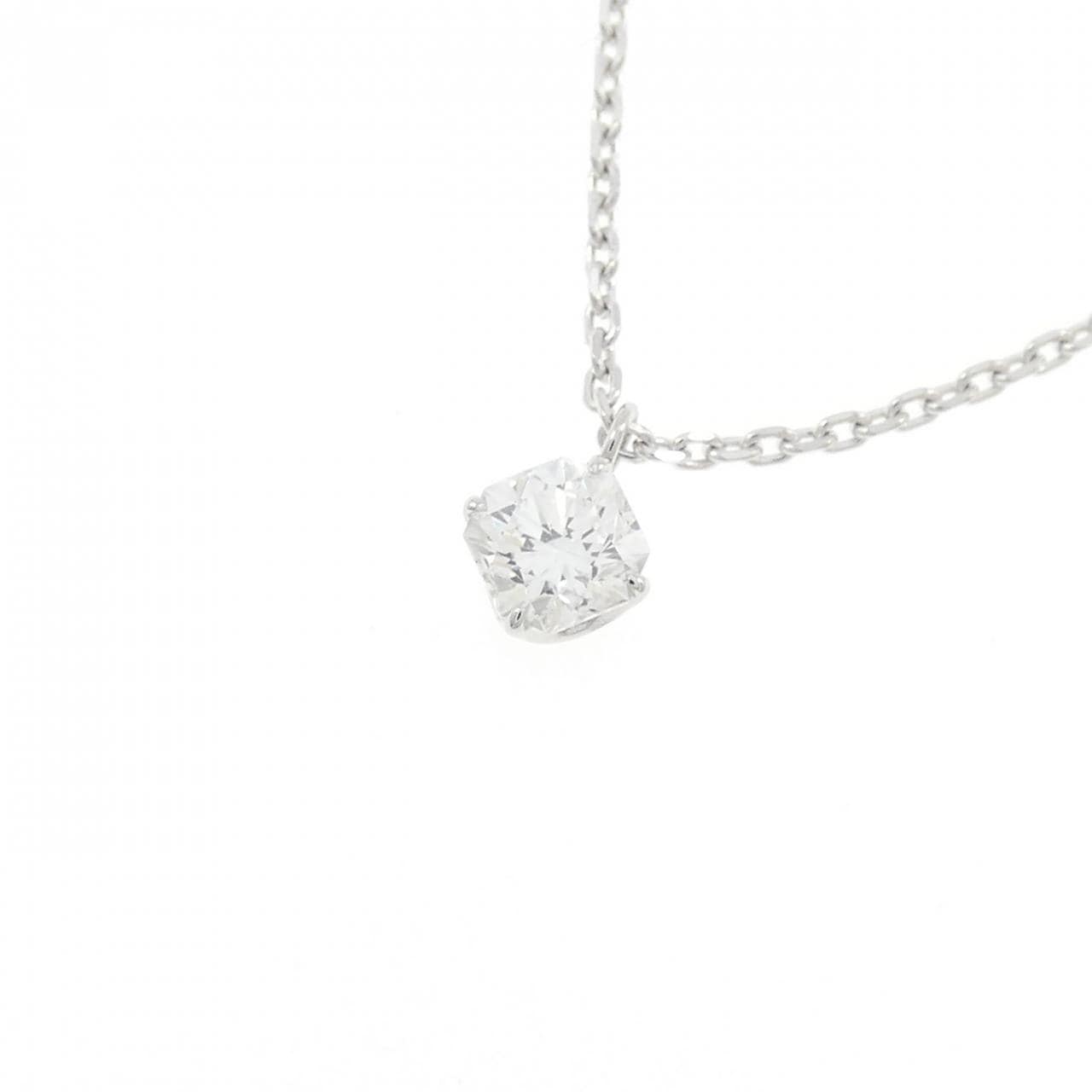 PT900/PT850 ダイヤモンド ネックレス 0.348CT E SI1 ファンシーカット