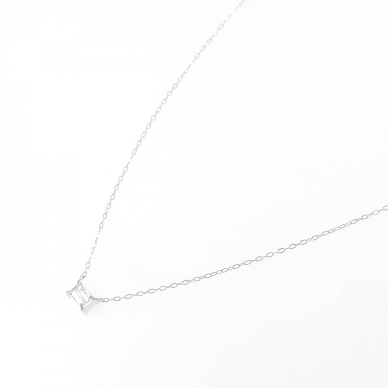 K18WG ダイヤモンド ネックレス 0.20CT