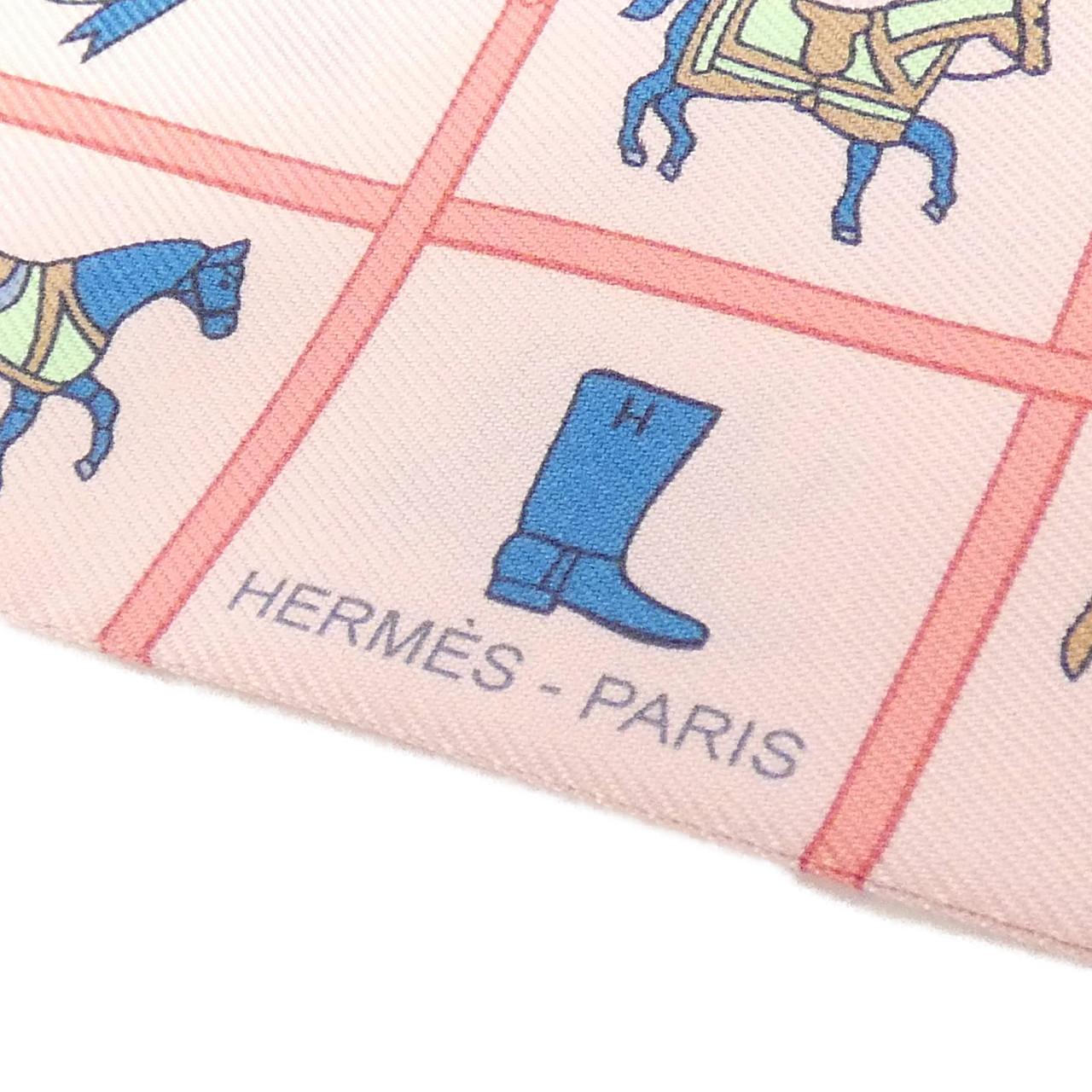 HERMES COUVERTURES ET TENUES Twilly 061356S 圍巾