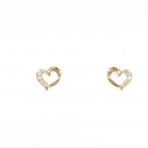 4°C Heart Diamond Earrings