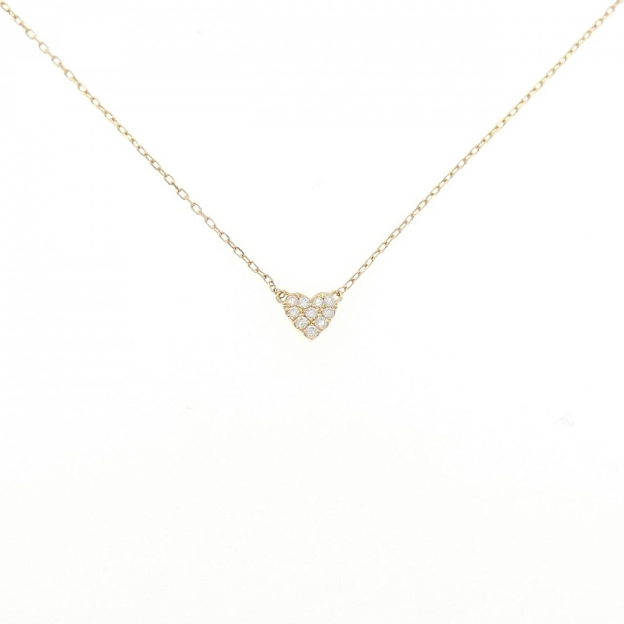 アーカー ハートパヴェ ネックレス 0.05CT