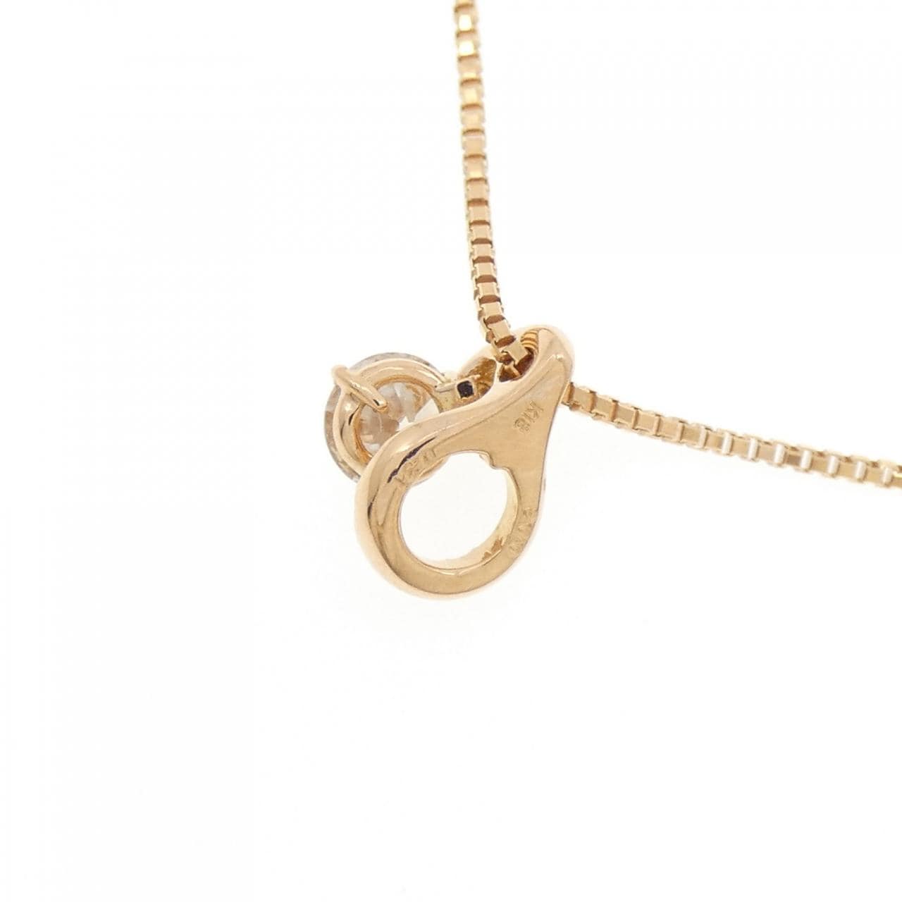 K18PG ダイヤモンド ネックレス 0.31CT