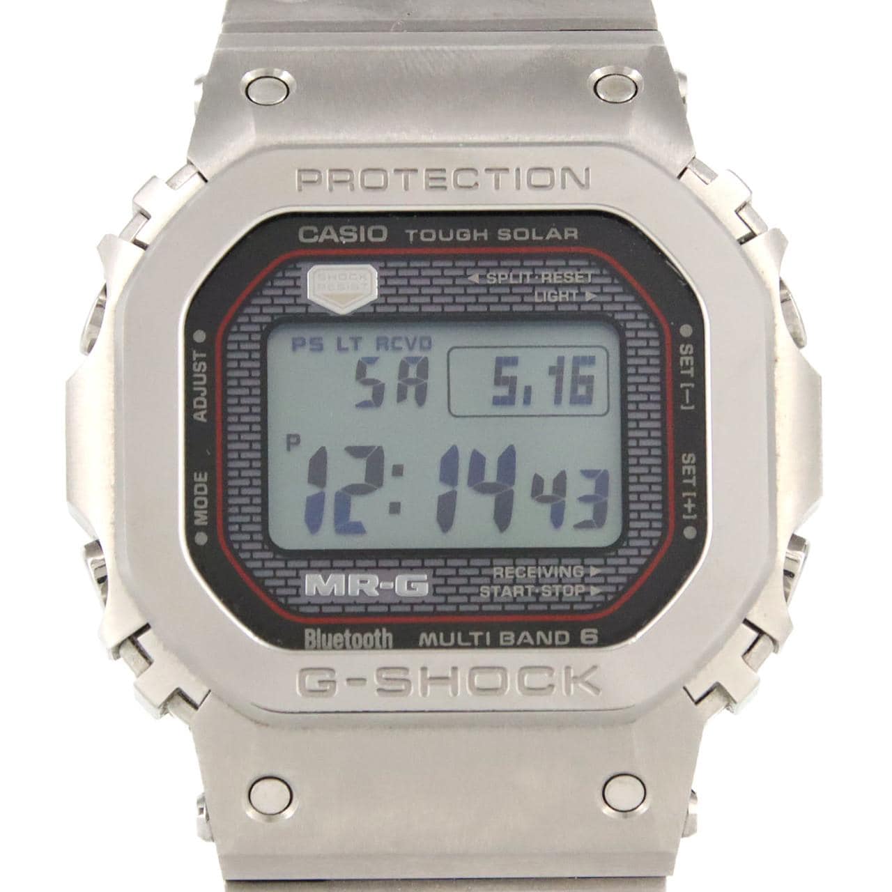 カシオ G-SHOCK･MR-G 電波時計 MRG-B5000D-1JR TI ソーラークォーツ