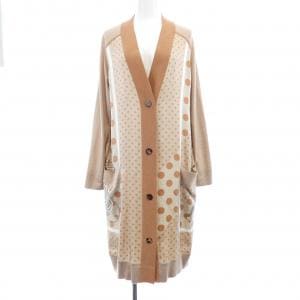 エルメス HERMES CLIC CLAC A POIS *17-7758 ツイルレーヌ カーディガン