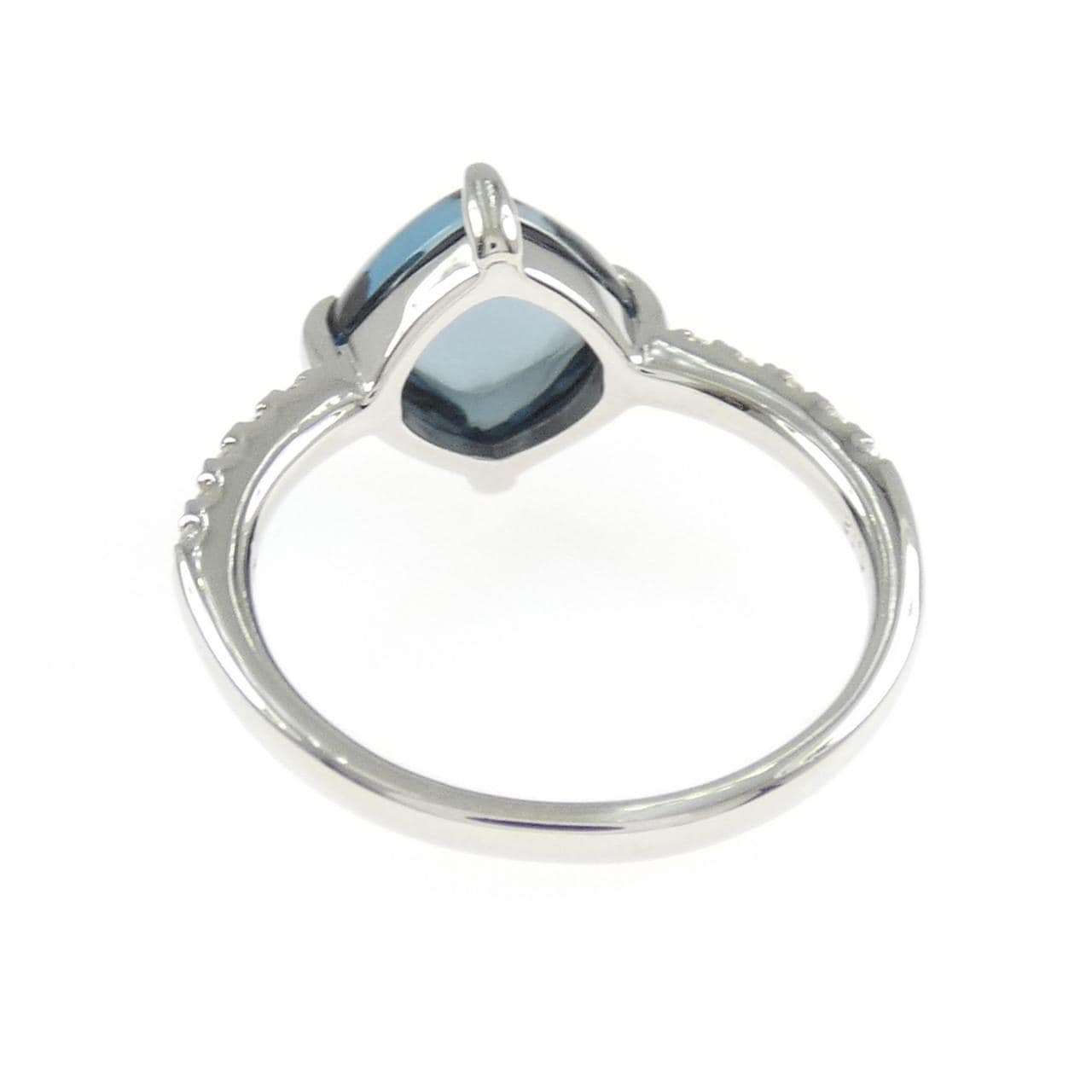 PT950 ブルートパーズ リング 3.53CT