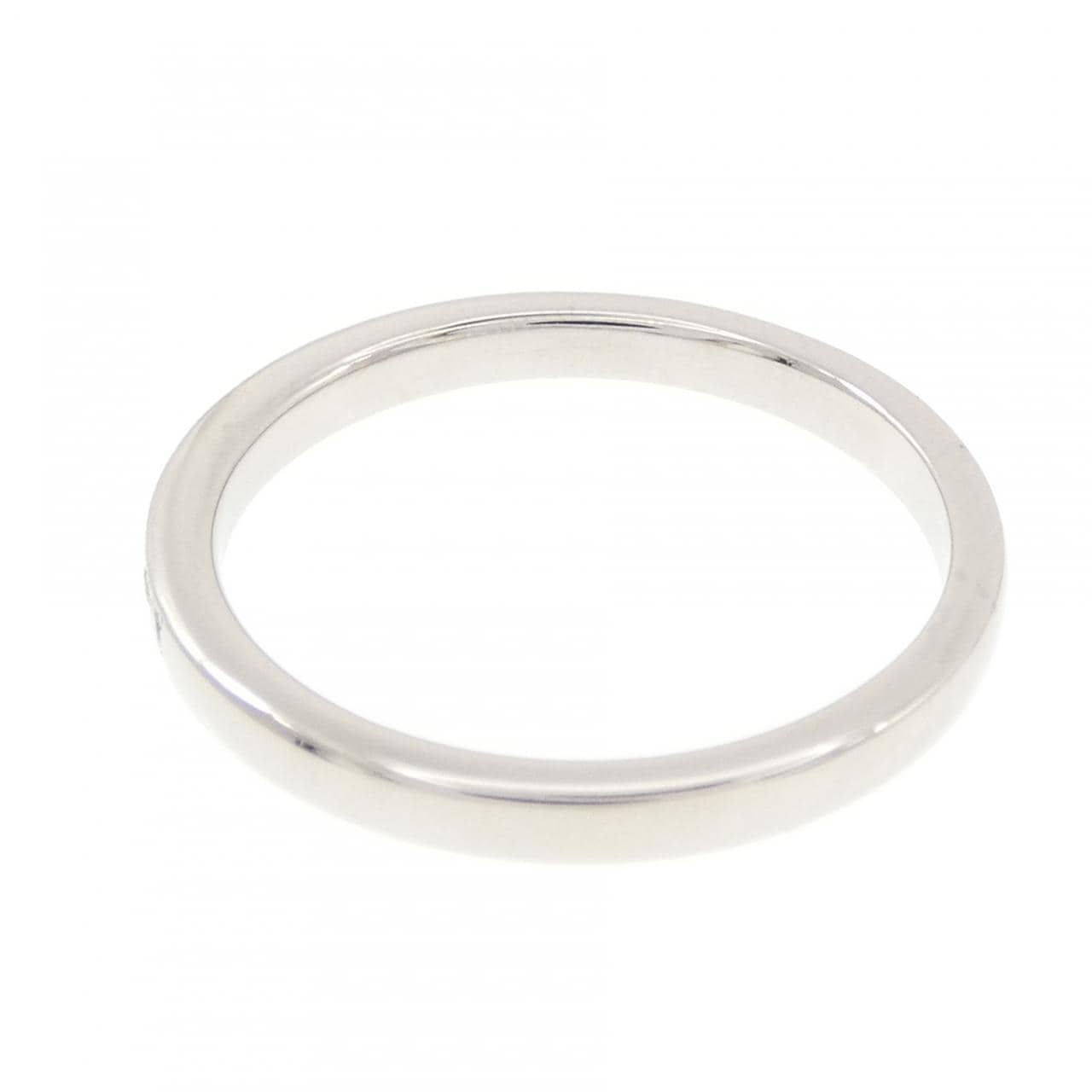 PT950 ハーフエタニティ ダイヤモンド リング 0.138CT