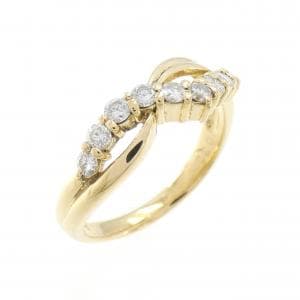 K18YG ダイヤモンド リング 0.33CT